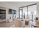 Bright living room with contemporary decor and large windows at 788 W Marietta Nw St # 913, Atlanta, GA 30318