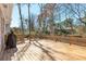Wood deck with wood railing and stairs for outdoor entertaining and relaxation at 4122 Antler Se Trl, Smyrna, GA 30082