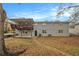 Spacious, private backyard with a deck and patio great for outdoor living at 2917 Toney Dr, Decatur, GA 30032