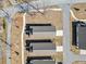Bird's-eye view displaying the layout and design of a compact neighborhood at 804 White St, Villa Rica, GA 30180