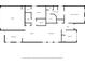 Detailed floor plan outlining the layout of the home with bedrooms, kitchen, and living spaces at 804 White St, Villa Rica, GA 30180