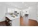 Well-lit kitchen with an island, stainless steel appliances, and open layout connected to the dining area at 804 White St, Villa Rica, GA 30180