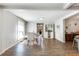 Dining room with wood floors, and bright natural light at 2312 Wayside Ne Dr, Brookhaven, GA 30319