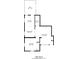 Detailed floor plan showcasing the layout of the kitchen, bath, living room, dining, bedroom, and deck at 2312 Wayside Ne Dr, Brookhaven, GA 30319