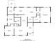 Detailed floor plan showcasing the layout and dimensions of the home at 2312 Wayside Ne Dr, Brookhaven, GA 30319