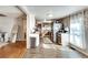Kitchen featuring hard wood floors, stainless steel appliances, and white and brown wooden cabinets at 2312 Wayside Ne Dr, Brookhaven, GA 30319