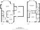 Complete home floor plan featuring a living room, kitchen, bedrooms, bathrooms, and dining area at 102 Johnson Ct, Decatur, GA 30030