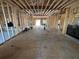 Unfinished construction of the living room with a fireplace at 2515 Hogan Rd, East Point, GA 30344