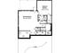 Second story floor plan displays a bonus room, terrace bedroom, and unfinished storage space at 866 Lakemont Dr, Canton, GA 30114