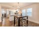 Bright dining area with stylish table set and seamless connection to the modern kitchen at 1472 North Nw Ave, Atlanta, GA 30318