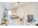 Studio apartment with marbled floors, bed, mini fridge, and television at 1724 Hill Ne St, Conyers, GA 30012