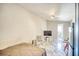 Studio apartment with marbled floors, bed, mini fridge, and television at 1724 Hill Ne St, Conyers, GA 30012