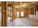 Unfinished basement with wood framing, insulation, and concrete floor at 1363 Summer Lane Se Dr, Atlanta, GA 30316