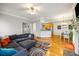 View of the living room and dining area with hardwood floors and natural light at 1363 Summer Lane Se Dr, Atlanta, GA 30316