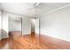 Bright bedroom with hardwood floors, mirrored closet doors and neutral walls at 2412 Peachwood Circle Northeast Ne Cir # 3, Atlanta, GA 30345