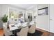 Cozy dining room with hardwood floors and view of the kitchen at 2412 Peachwood Circle Northeast Ne Cir # 3, Atlanta, GA 30345