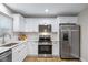 Bright kitchen with white cabinets, subway tile backsplash, and stainless steel appliances at 2485 Brentwood Rd, Decatur, GA 30032