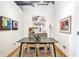 Modern dining room with stylish table, contemporary art, and unique decor at 3235 Roswell Ne Rd # 919, Atlanta, GA 30305
