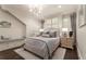 Comfortable bedroom features a window seat, and bedside tables with lamps at 301 Abercorn Sq, Peachtree City, GA 30269