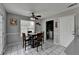 Cozy breakfast nook with a ceiling fan and four chairs at 312 Jodeco Station E Cir, Stockbridge, GA 30281