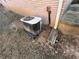 Exterior AC unit shown next to the foundation of the house at 1255 North Nw Ave, Atlanta, GA 30318