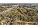 Bird's-eye view of a community surrounded by green spaces and trees, with buildings in the distance at 1255 North Nw Ave, Atlanta, GA 30318