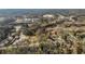 Wide aerial shot featuring a mix of wooded areas and neighborhood with distant city views at 1255 North Nw Ave, Atlanta, GA 30318