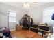 Bedroom with hardwood floors, a large window, and ample space for storage at 1255 North Nw Ave, Atlanta, GA 30318