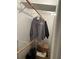 Interior closet features a hanging rack for clothing at 1255 North Nw Ave, Atlanta, GA 30318