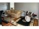 Inviting living room with a comfortable sofa and a drum set, perfect for music lovers at 1255 North Nw Ave, Atlanta, GA 30318