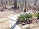 Landscaped backyard with steps at 735 Sunset Ridge Ln, Lawrenceville, GA 30045