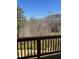 Enjoy the view from this home's backyard with a peaceful, wooded landscape at 203 Retreat Ln, Canton, GA 30114