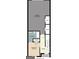 Floor plan of the bottom level of a two-story home with a garage, foyer, and bathroom at 310 Mcdonough Se Blvd # 104, Atlanta, GA 30315