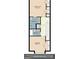 Top floor plan with a primary suite, bedroom, and multiple bathrooms at 310 Mcdonough Se Blvd # 104, Atlanta, GA 30315