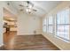 Bright and airy living room featuring hardwood floors and ample natural light at 3511 Misty Valley Rd, Decatur, GA 30032