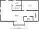 Floor plan showcasing the basement layout, including dimensions of rooms and electrical room at 3527 Glenview Sw Cir, Atlanta, GA 30331