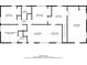 Detailed floor plan showing the layout of the main level, including bedrooms, living room, and dining area at 3527 Glenview Sw Cir, Atlanta, GA 30331