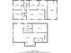 Comprehensive floor plans for both floors, providing a complete view of the home's layout and dimensions at 3527 Glenview Sw Cir, Atlanta, GA 30331