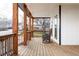 Inviting front porch with rocking chairs, perfect for relaxing and enjoying the outdoors at 569 Hope Sw St, Atlanta, GA 30310