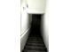 Carpeted stairs lead to the basement, featuring a light fixture on the wall at 525 S Lost Lake Cv, Villa Rica, GA 30180