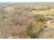 Aerial view of a rural property featuring mature trees around the home at 270 Cochran Ridge Rd, Dallas, GA 30157