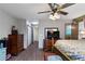 A naturally lit bedroom with wood floors and a closet for ample storage at 270 Cochran Ridge Rd, Dallas, GA 30157