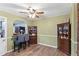 Dining room featuring modern furnishings and wood floors at 270 Cochran Ridge Rd, Dallas, GA 30157