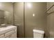 This bathroom features neutral walls, a white sink and toilet at 285 Argus Nw Cir, Atlanta, GA 30331