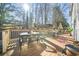 Inviting deck with multiple seating areas, perfect for outdoor dining and entertaining on sunny days at 854 Malvern Blvd, Stone Mountain, GA 30087