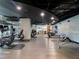 Community gym with cardio equipment and inspirational wall art for working out at 361 17Th Nw St # 2308, Atlanta, GA 30363