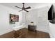 Stylish office space with modern furniture, flamingo art, and natural light at 304 Stonemont Dr, Atlanta, GA 30305