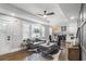 Bright and airy living area with hardwood floors, neutral tones, and an open layout at 1459 Kenilworth Sw Dr, Atlanta, GA 30310