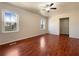 Spacious bedroom with hardwood floors and ample natural light at 7330 White Flag Trl, Lithia Springs, GA 30122
