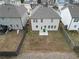 Aerial view of the backyard showcasing ample space and privacy at 7266 Gladstone Cir, Lithonia, GA 30038